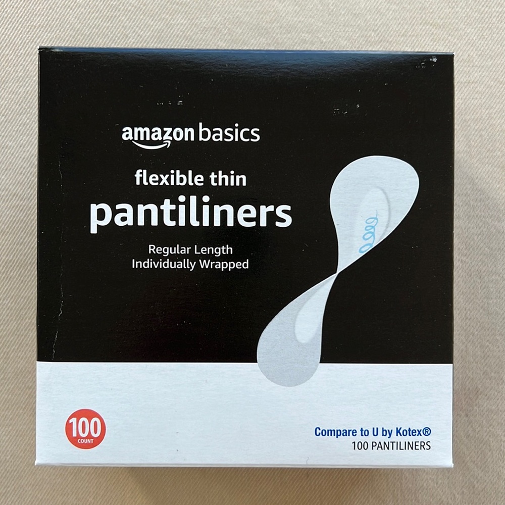 Amazon Pantyliners Flex Thin - 100 count